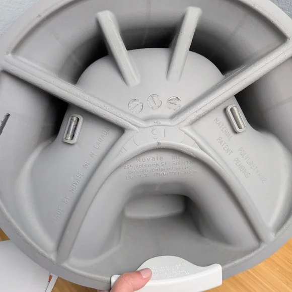 Upseat Baby Floor Seat Booster Chair for Sitting up with Removable Tray Gray - Picture 7 of 7